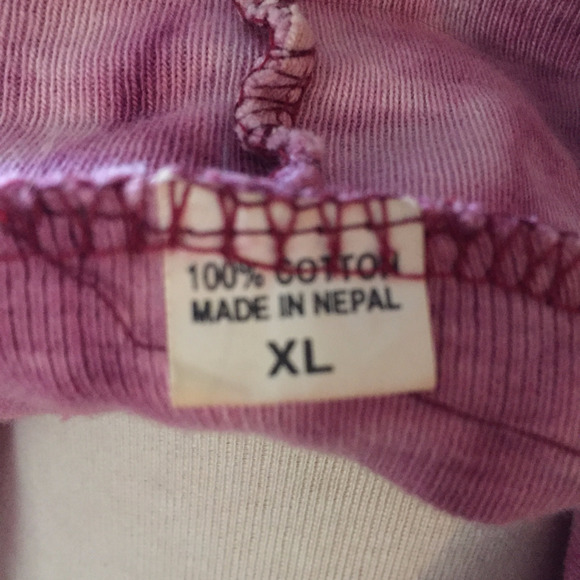 🧥Tie dye zipper hoodie, Size: XL, Light & Dark Pink🧥 - Picture 3 of 9